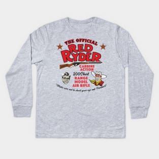 The Official Red Ryder Air Rifle Christmas Story Lts Kids Long Sleeve T-Shirt